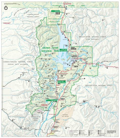 Training and Certification Options for MAP Map Of Grand Teton National Park